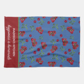 Linge De Cuisine Personnalisé Rustique Farmhouse Tomato (Horizontal)