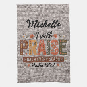 Linge De Cuisine Personnalisée Belle Chute / Thanksgiving Christian