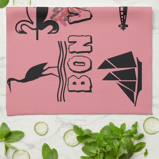 Linge De Cuisine Personnaliser (Plié)