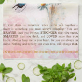 Linge De Cuisine Personnaliser À Ma Fleur Papillon Petite-Fille (Plié)