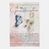 Linge De Cuisine Personnaliser À Ma Fleur Papillon Petite-Fille (Vertical)