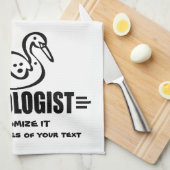 Linge De Cuisine Personnaliser Canard (Quart Plié)