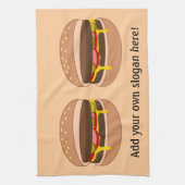 Linge De Cuisine Personnaliser de ce graphique Hamburger (Vertical)