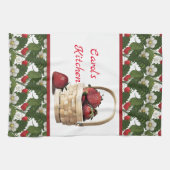 Linge De Cuisine Personnaliser le pays \ Panier fraise (Horizontal)