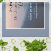 Linge De Cuisine Personnaliser les fêtes d'Ordination du 25e annive (Plié)