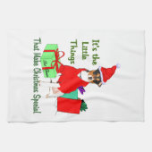 Linge De Cuisine Personnaliser PrRat Terrier Noël (Horizontal)