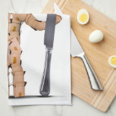 Linge De Cuisine Personnalité de la boîte à chef avec couverts (Quart Plié)