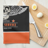 Linge De Cuisine Personnalized Biker Flying (Quart Plié)