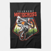 Linge De Cuisine Personnalized Motocross (Vertical)