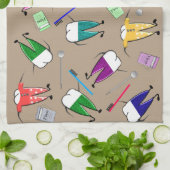 Linge De Cuisine Personnes dentaires de dents (Plié)