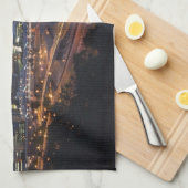 Linge De Cuisine Perth, Australie. Vue du centre de Perth depuis (Quart Plié)