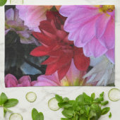 Linge De Cuisine Pétales Dahlia (Plié)