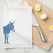 Linge De Cuisine Petit âne d'Eddie pas vraiment bleu (Quart Plié)