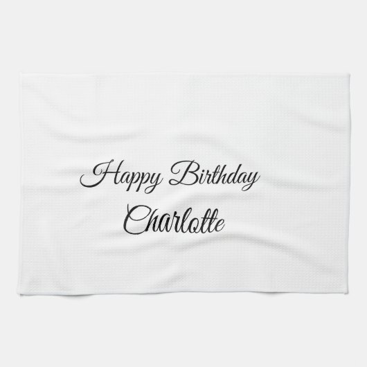 LINGE DE CUISINE PETIT ANNIVERSAIRE DE CUTIE (Horizontal)