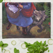 Linge De Cuisine Petit Chaperon Rouge (Plié)