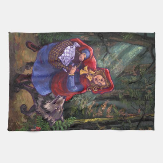 Linge De Cuisine Petit Chaperon Rouge (Horizontal)