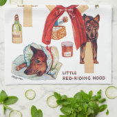 Linge De Cuisine Petit Chaperon Rouge, Poupée En Papier, Louis Wain (Plié)