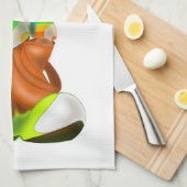 Linge De Cuisine Petit clown Boy Kitchen Towel Circus Painting (Quart Plié)