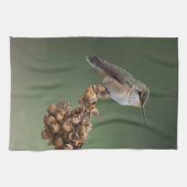 Linge De Cuisine Petit colibri orange (Horizontal)