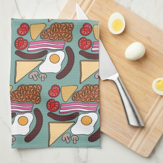 Linge De Cuisine Petit déjeuner anglais (Quart Plié)