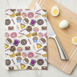 Linge De Cuisine Petit-déjeuner Brunch Nourriture Bagel Donut OEufs<br><div class="desc">Print présente une illustration originale des aliments colorés pour le petit-déjeuner et le brunch, dont le pain grillé avec confiture de raisin, café, beignets, crêpes, bacon, oeufs, omelettes, muffins, bagels et pamplemousse rose. Idéal pour votre gourmet préféré. Ne vois-tu pas ce que tu cherches ? Vous avez besoin d'aide pour...</div>