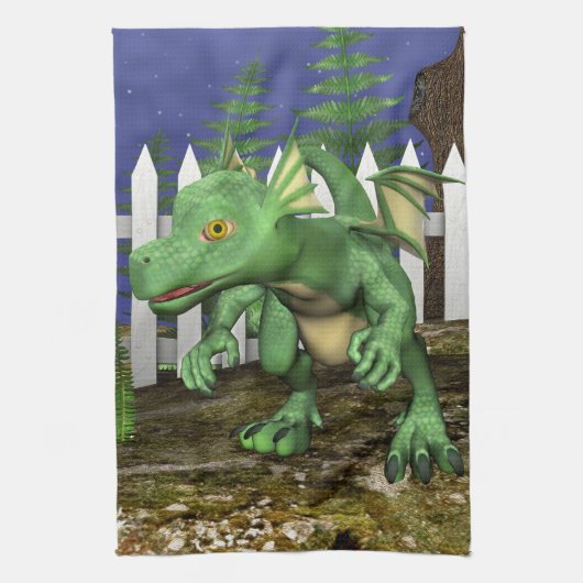Linge De Cuisine Petit Dragon (Vertical)