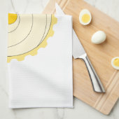 Linge De Cuisine Petit gâteau jaune. Gâteau glacé (Quart Plié)