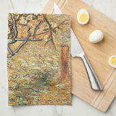 Linge De Cuisine Petit poirier en fleurs par Vincent van Gogh (Quart Plié)