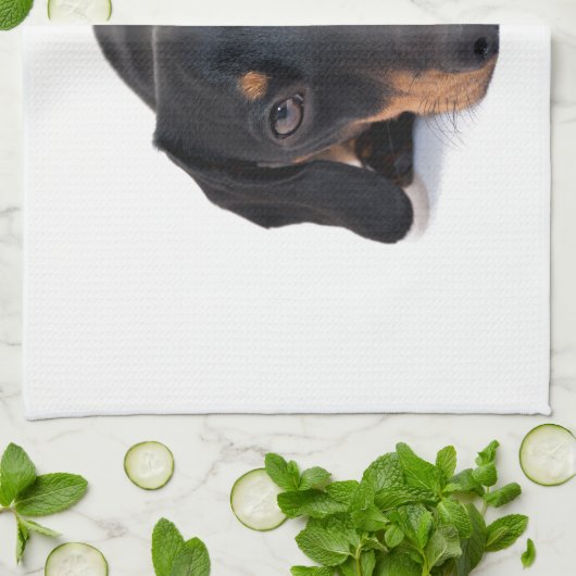 Linge De Cuisine Petit teckel (Plié)