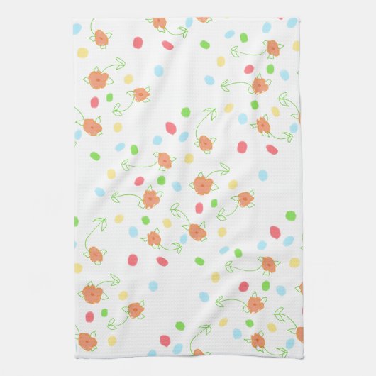 Linge De Cuisine Petite pêche (Vertical)