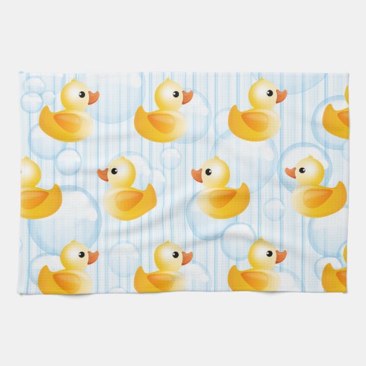 Linge De Cuisine Petits canards jaunes (Horizontal)