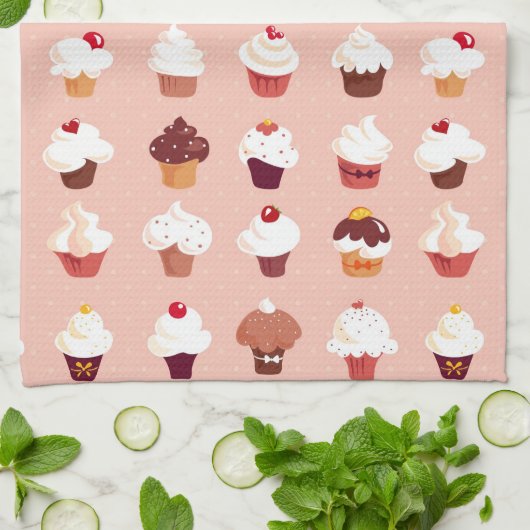 Linge De Cuisine Petits gâteaux (Plié)