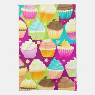Linge De Cuisine Petits gâteaux colorés