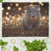 Linge De Cuisine Petits rêves de wombat (Plié)