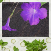 Linge De Cuisine Petunia violet mexicain (Plié)