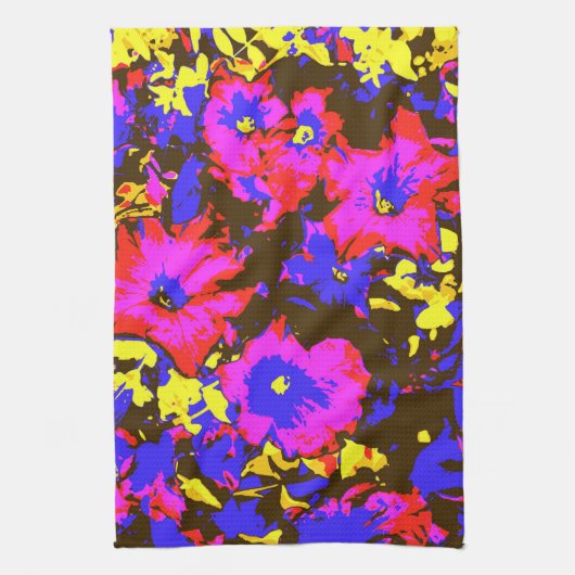 LINGE DE CUISINE PETUNIAS (Vertical)