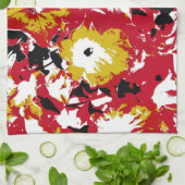 LINGE DE CUISINE PETUNIAS (Plié)