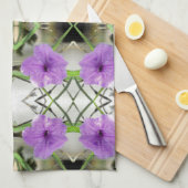 Linge De Cuisine Petunias mexicain et Latticework (Quart Plié)