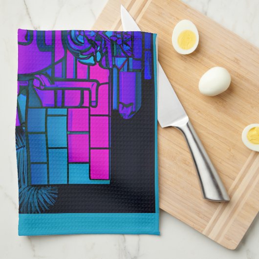 Linge De Cuisine Pharaon Synthwave (Quart Plié)