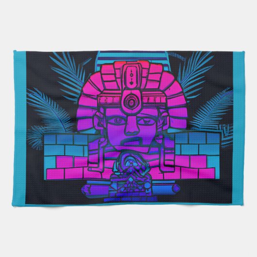 Linge De Cuisine Pharaon Synthwave (Horizontal)