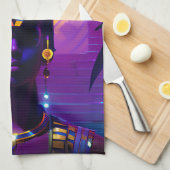 Linge De Cuisine Pharaon Synthwave (Quart Plié)