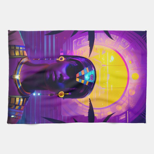 Linge De Cuisine Pharaon Synthwave (Horizontal)