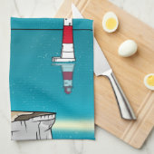 Linge De Cuisine Phare de Beachy Head Manche (Quart Plié)