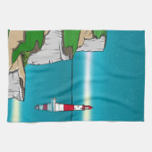 Linge De Cuisine Phare de Beachy Head Manche (Horizontal)