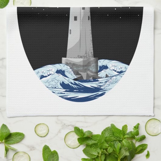 Linge De Cuisine Phare de Bishop Rock (Plié)