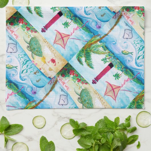 Linge De Cuisine Phare de Jupiter (Plié)