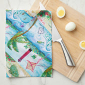 Linge De Cuisine Phare de Jupiter (Quart Plié)