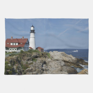 Linge De Cuisine Phare de Portland Head, Cape Elizabeth, Maine,