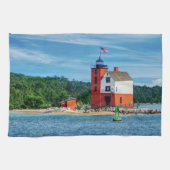 Linge De Cuisine Phare de Round Island (Horizontal)