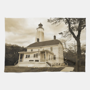 Linge De Cuisine Phare de Sandy Hook